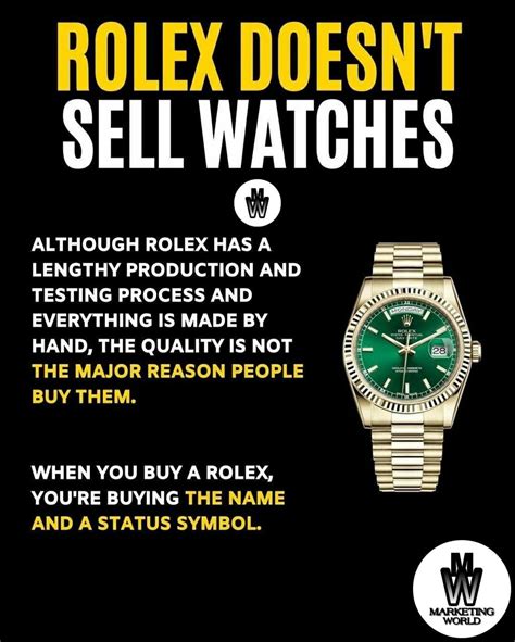 rolex sells status not watches|why is Rolex no longer a watch.